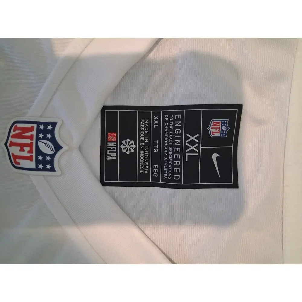 Nike Tua Tagovailoa Miami Dolphins White Vapor FUSE Jersey Men's Size XXL 2XL